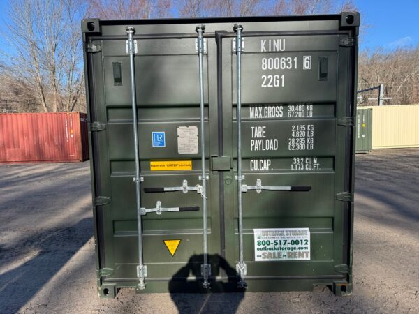 New 20 ft Standard Height Shipping Container – Blue or Green - Image 3