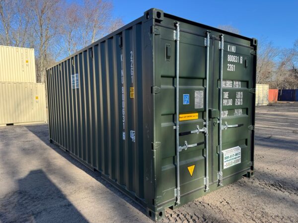 New 20 ft Standard Height Shipping Container – Blue or Green