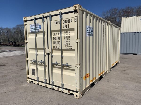 New 20 ft Duo-Con Double-Door Containers – Beige - Image 9