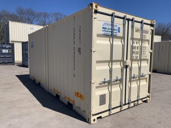 New 20 ft Duo-Con Double-Door Containers – Beige - Image 15