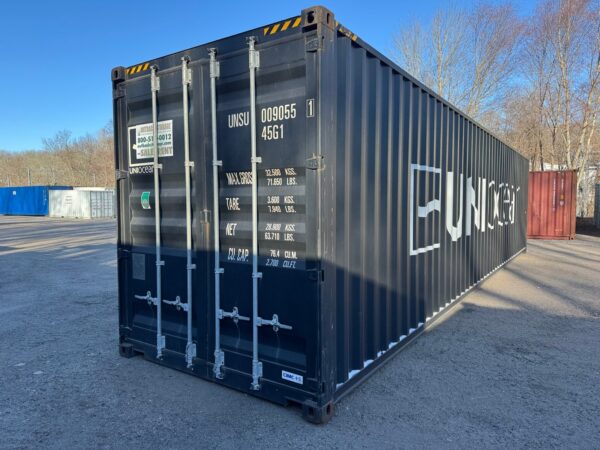 Used 40 ft High Cube Shipping Container – Black or Green - Image 6