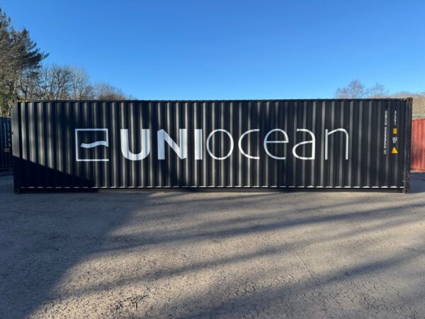 Used 40 ft High Cube Shipping Container – Black or Green - Image 7