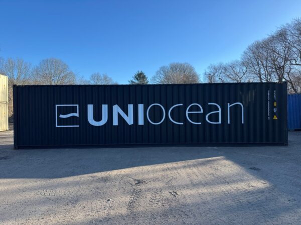Used 40 ft High Cube Shipping Container – Black or Green