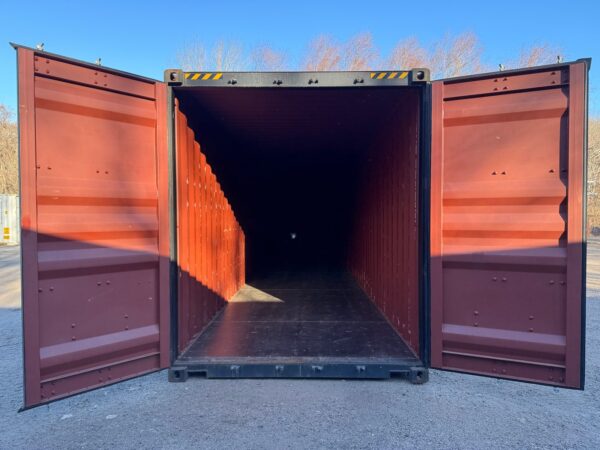 Used 40 ft High Cube Shipping Container – Black or Green - Image 13