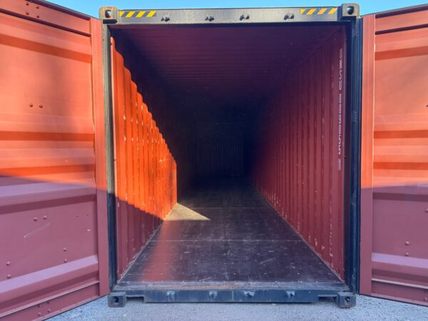 Used 40 ft High Cube Shipping Container – Black or Green - Image 14