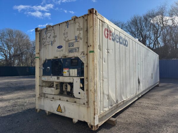 As-Is 40 ft High Cube Refrigerated Shipping Container – White or Red - Image 17