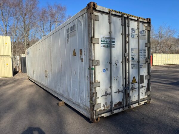 As-Is 40 ft High Cube Refrigerated Shipping Container – White or Red - Image 19
