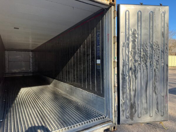 As-Is 40 ft High Cube Refrigerated Shipping Container – White or Red - Image 23