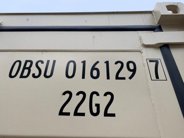 New 20 ft Open-Side Shipping Container – Beige or Red - Image 2