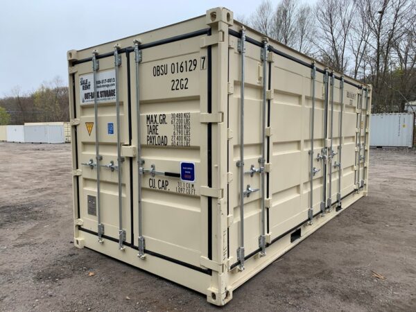 New 20 ft Open-Side Shipping Container – Beige or Red - Image 9