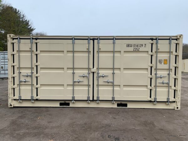 New 20 ft Open-Side Shipping Container – Beige or Red - Image 10