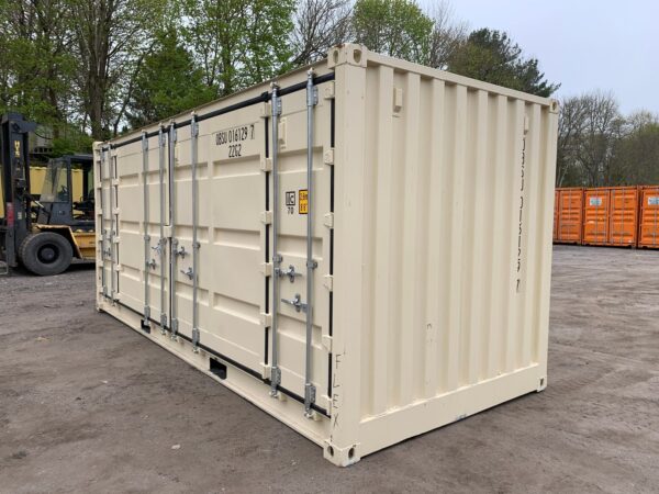 New 20 ft Open-Side Shipping Container – Beige or Red - Image 11