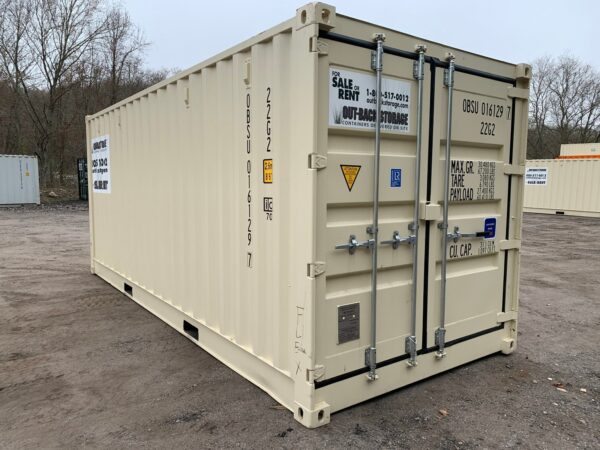 New 20 ft Open-Side Shipping Container – Beige or Red - Image 15