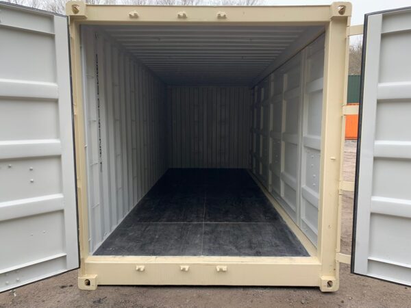 New 20 ft Open-Side Shipping Container – Beige or Red - Image 17