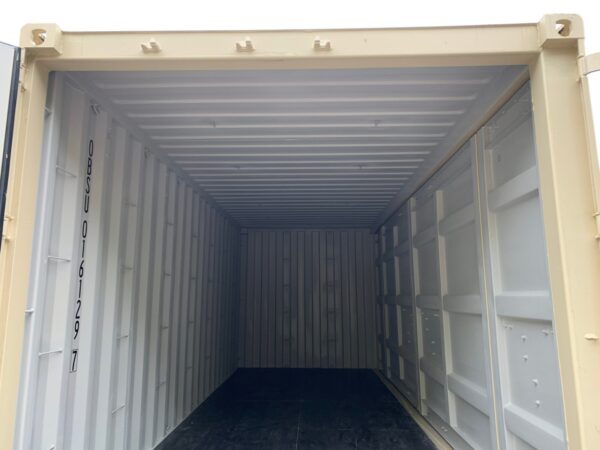 New 20 ft Open-Side Shipping Container – Beige or Red - Image 20