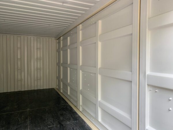 New 20 ft Open-Side Shipping Container – Beige or Red - Image 24