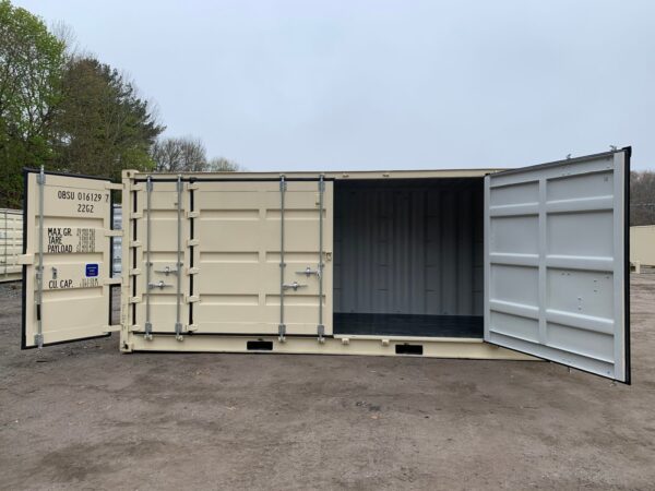 New 20 ft Open-Side Shipping Container – Beige or Red - Image 27