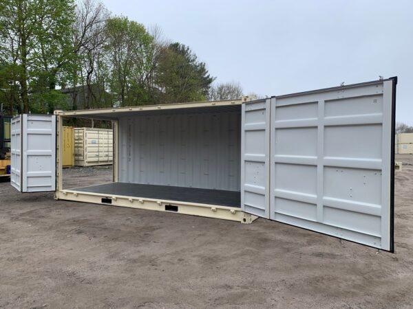 New 20 ft Open-Side Shipping Container – Beige or Red - Image 30