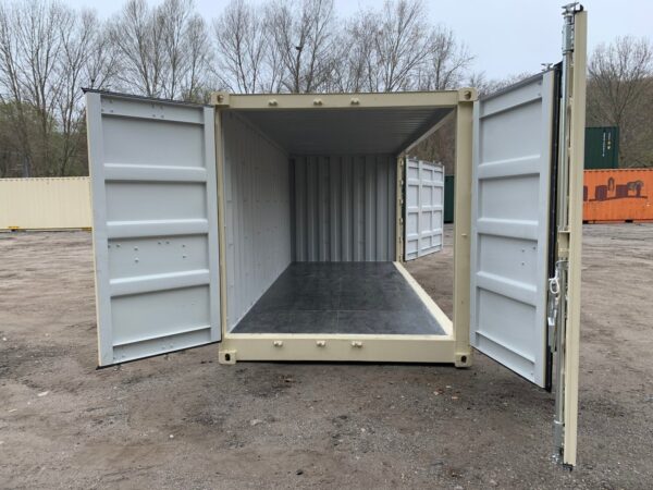 New 20 ft Open-Side Shipping Container – Beige or Red - Image 31