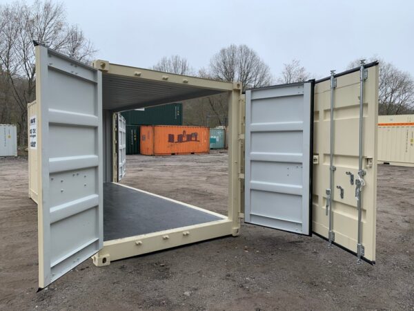 New 20 ft Open-Side Shipping Container – Beige or Red - Image 32