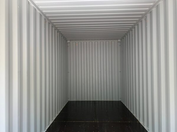 Used 20 ft High Cube Shipping Container – Beige, Green, Red - Image 22