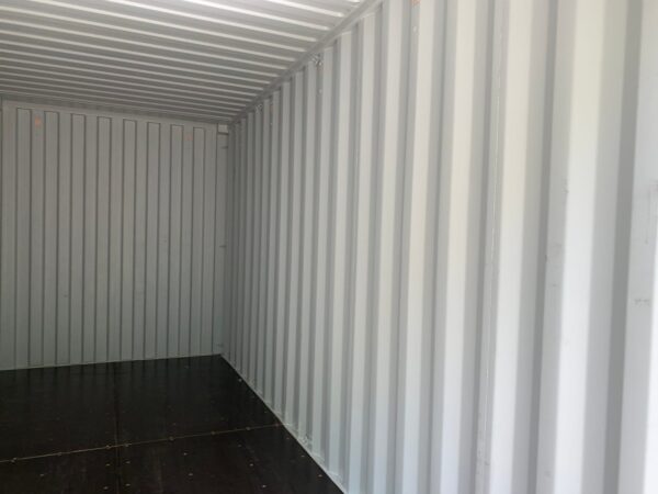 Used 20 ft High Cube Shipping Container – Beige, Green, Red - Image 24