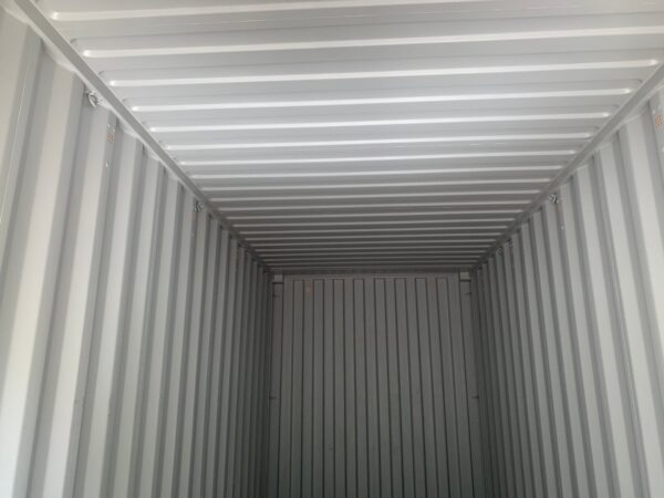 Used 20 ft High Cube Shipping Container – Beige, Green, Red - Image 25