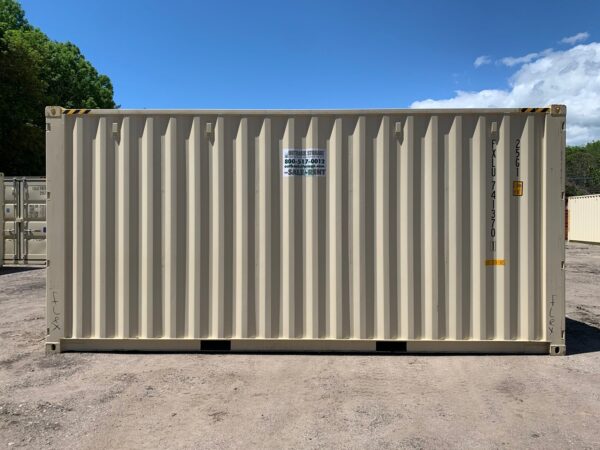 New 20 ft High Cube Double-Door Shipping Container – Beige or Red - Image 12