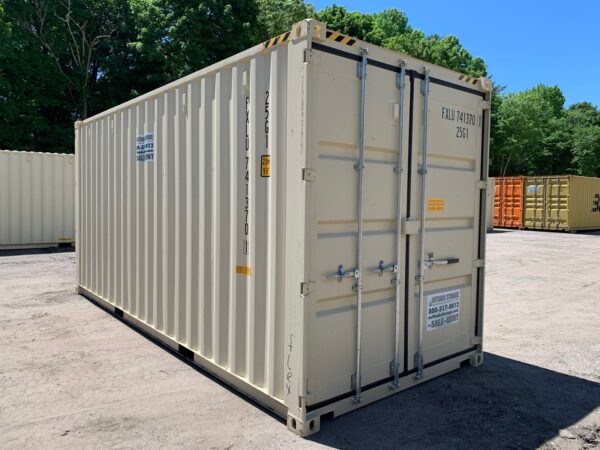 New 20 ft High Cube Double-Door Shipping Container – Beige or Red - Image 13