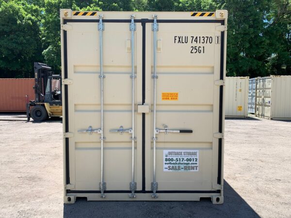 New 20 ft High Cube Double-Door Shipping Container – Beige or Red - Image 14