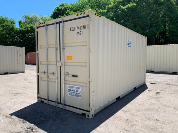 New 20 ft High Cube Double-Door Shipping Container – Beige or Red - Image 15