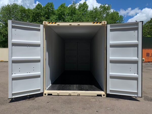 New 20 ft High Cube Double-Door Shipping Container – Beige or Red - Image 18