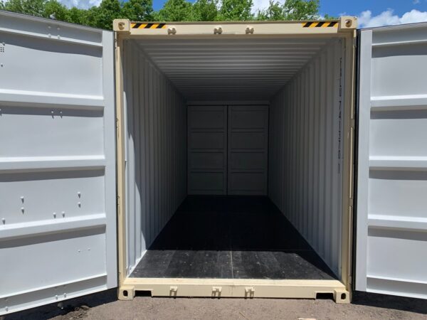 New 20 ft High Cube Double-Door Shipping Container – Beige or Red - Image 19