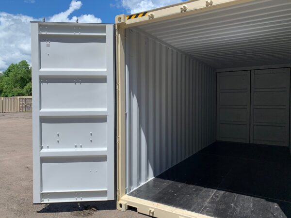 New 20 ft High Cube Double-Door Shipping Container – Beige or Red - Image 20