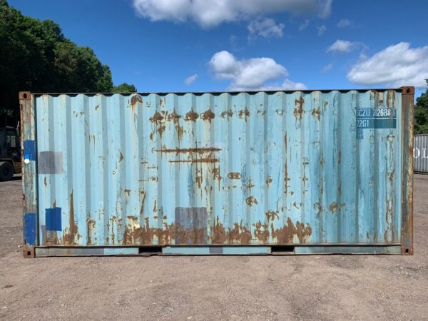 Used 20 ft Standard Height Shipping Container – Blue or Red - Image 6