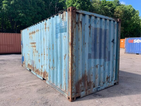 Used 20 ft Standard Height Shipping Container – Blue or Red - Image 7