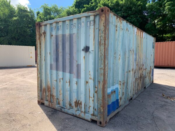 Used 20 ft Standard Height Shipping Container – Blue or Red - Image 9