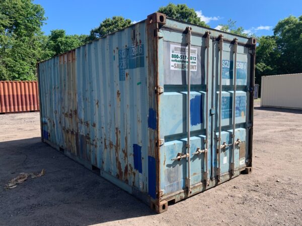 Used 20 ft Standard Height Shipping Container – Blue or Red - Image 11