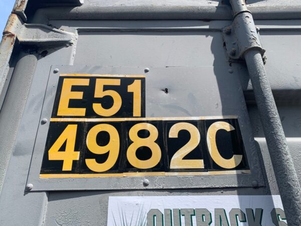 Used 20 ft Standard Height Shipping Container – Gray - Image 2