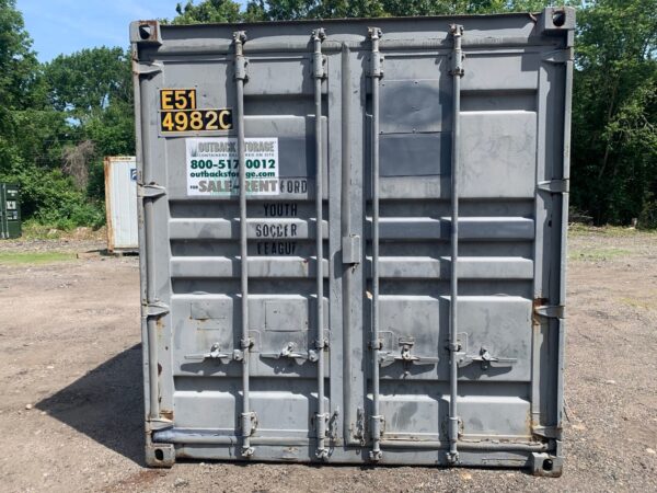 Used 20 ft Standard Height Shipping Container – Gray - Image 3