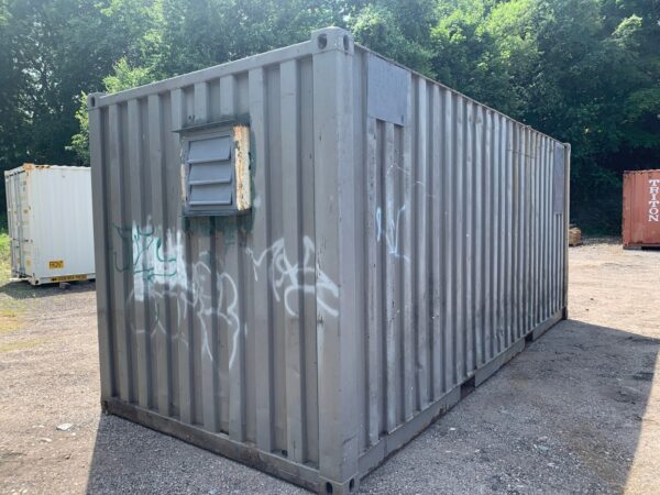 Used 20 ft Standard Height Shipping Container – Gray - Image 9