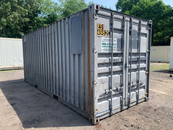 Used 20 ft Standard Height Shipping Container – Gray - Image 11