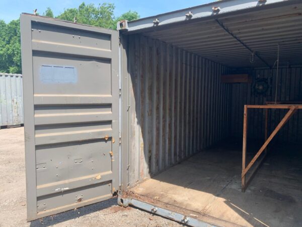 Used 20 ft Standard Height Shipping Container – Gray - Image 14