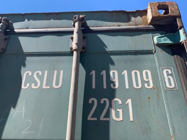 Used 20 ft Standard Height Shipping Container – Green or Red - Image 2