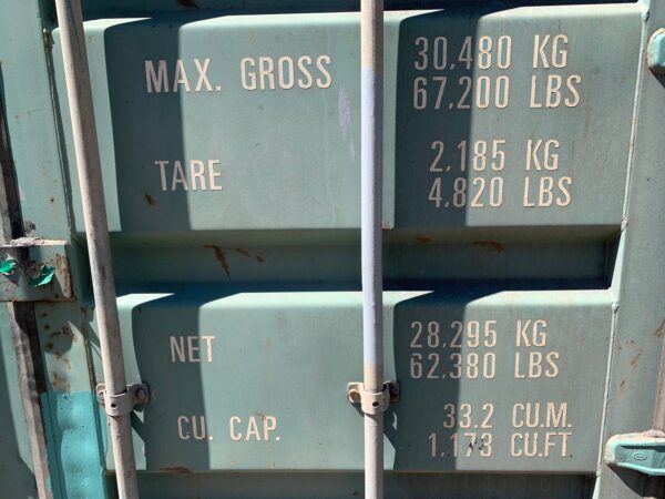 Used 20 ft Standard Height Shipping Container – Green or Red - Image 5