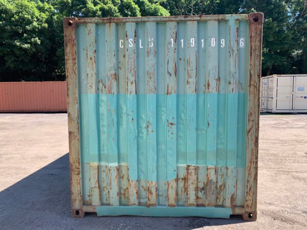Used 20 ft Standard Height Shipping Container – Green or Red - Image 9