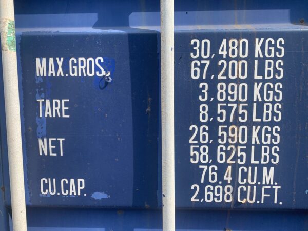 Used 40 ft High Cube Shipping Container – Blue or Red - Image 5