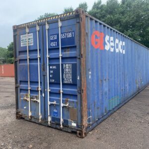 Used 40 ft High Cube Shipping Container – Blue or Red