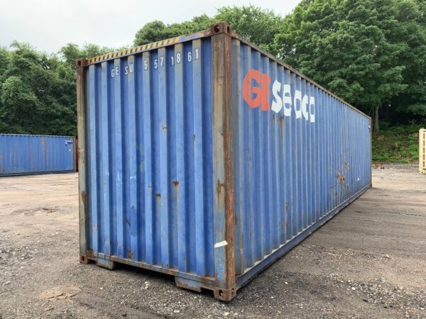 Used 40 ft High Cube Shipping Container – Blue or Red - Image 10