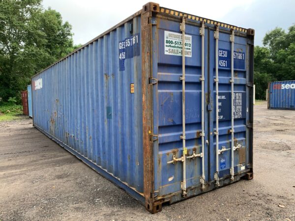 Used 40 ft High Cube Shipping Container – Blue or Red - Image 12